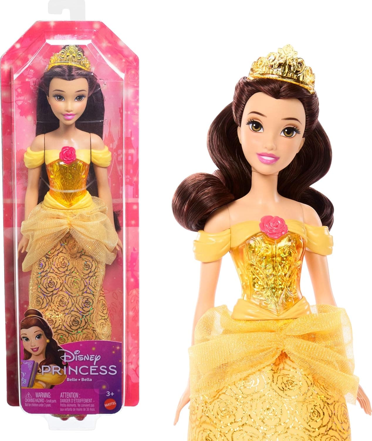عروسک دخترانه Mattel Disney Princess مفصلدار Moana با لباس و لوازم جانبی درخشان مدل HLW05 عروسک دخترانه Mattel Disney Princess مفصلدار Moana با لباس و لوازم جانبی درخشان مدل HLW05