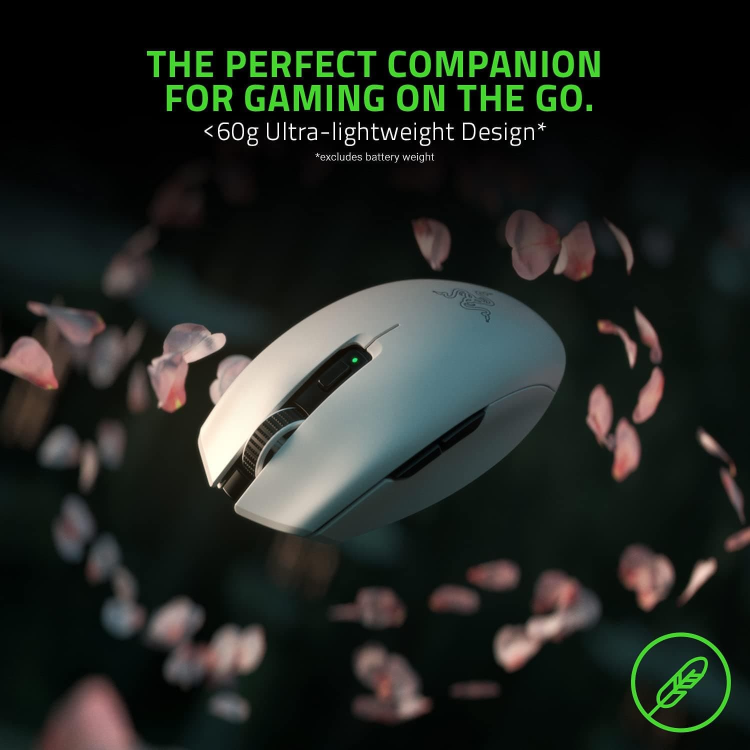ماوس گیمینگ بیسیم همراه Razer با عمر باتری تا 950 ساعت، مدل Orochi V2، سفید ماوس گیمینگ بیسیم همراه Razer با عمر باتری تا 950 ساعت، مدل Orochi V2، سفید