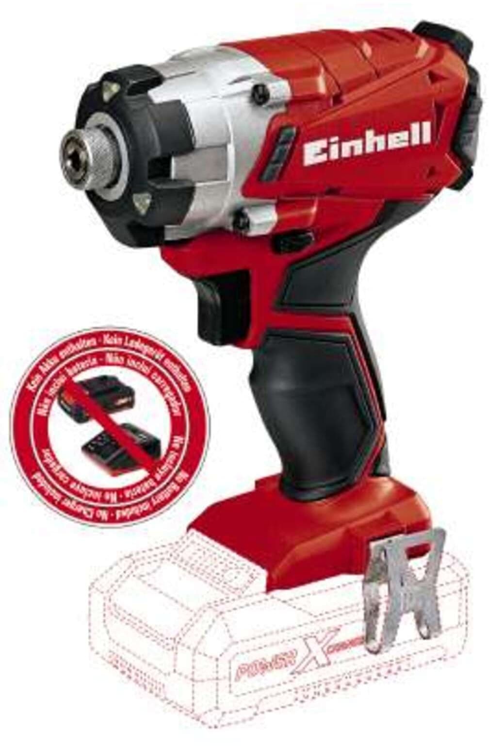 پیچگوشتی ضربهای شارژی Einhell مدل TE-CI 18/1 Li - Solo کد 4510034 پیچگوشتی ضربهای شارژی Einhell مدل TE-CI 18/1 Li - Solo کد 4510034