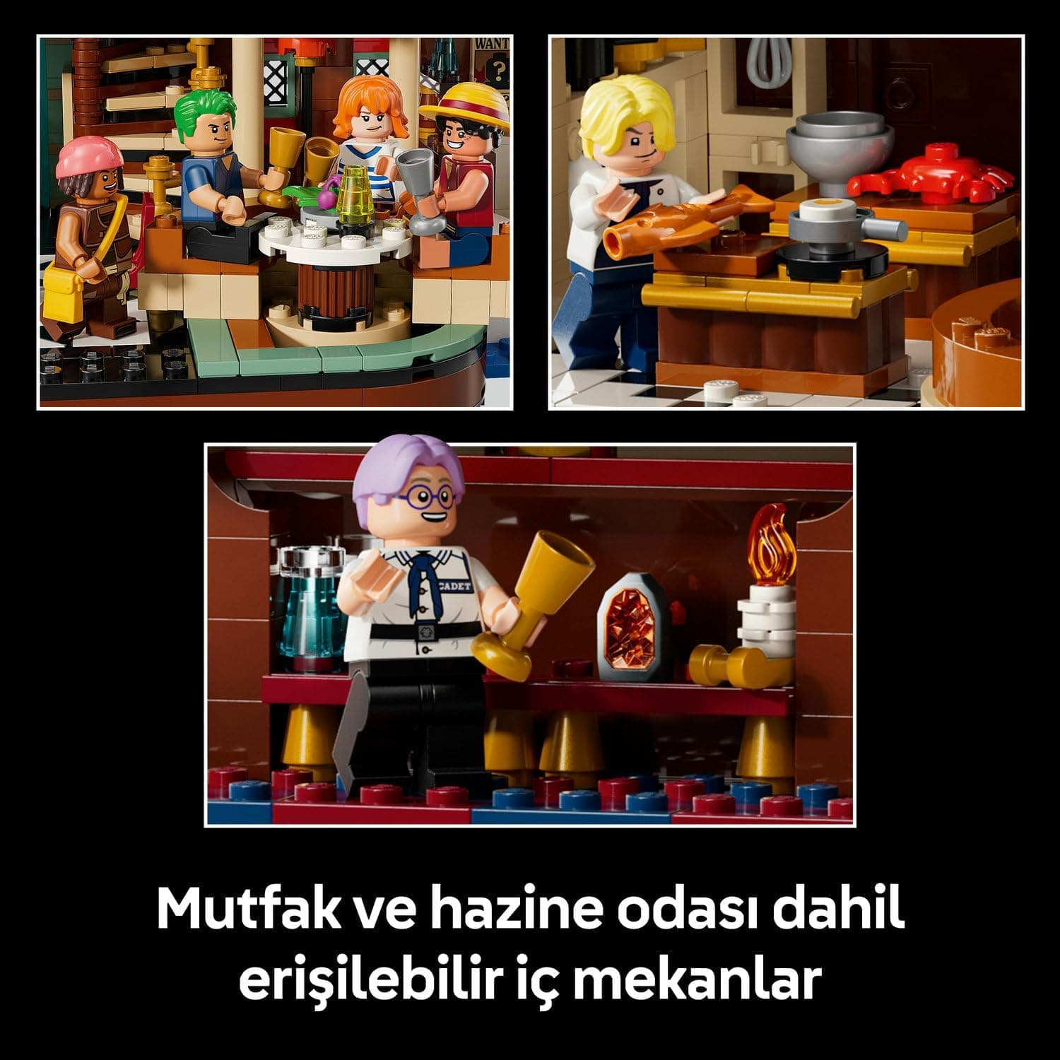 لگو ONE PIECE رستوران شناور Baratie مدل 75640 لگو ONE PIECE رستوران شناور Baratie مدل 75640