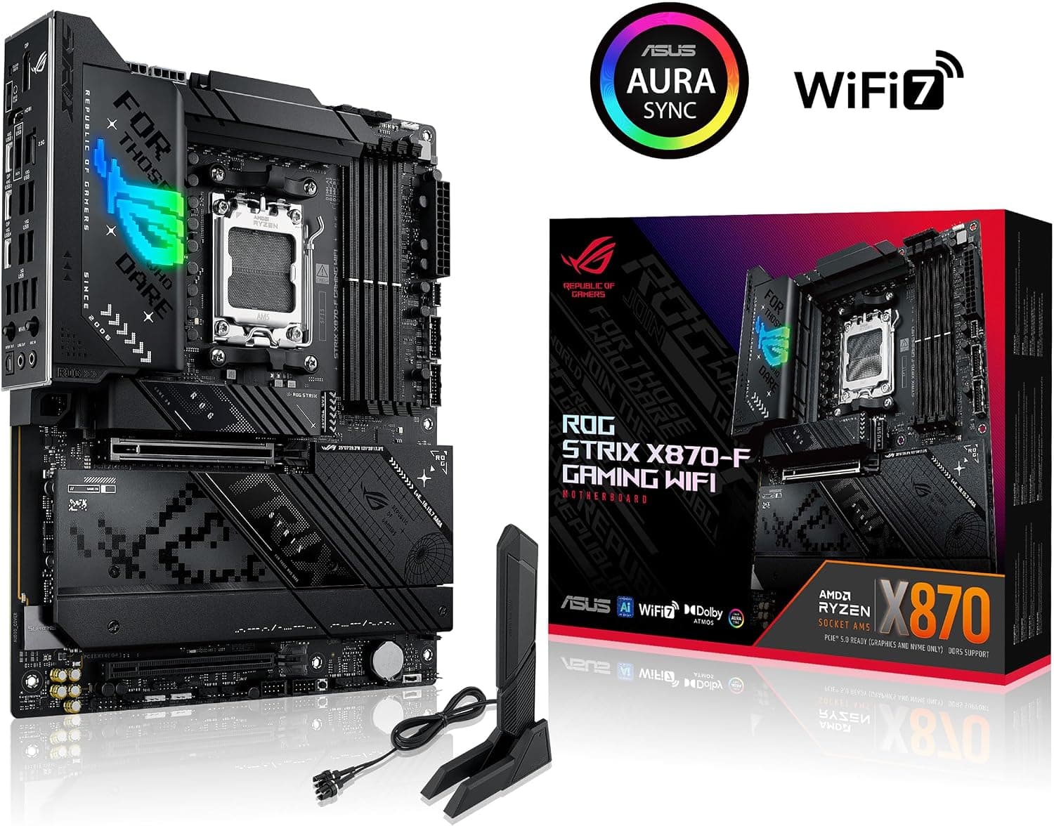 مادربرد ASUS ROG STRIX X870-F GAMING WIFI سوکت AM5 DDR5 مادربرد ASUS ROG STRIX X870-F GAMING WIFI سوکت AM5 DDR5