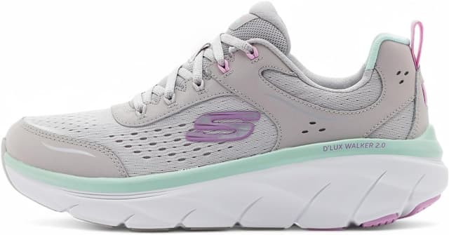 کفش ورزشی زنانه Skechers خاکستری مدل D'LUX WALKER 2.0 DAİSY DOLL کفش ورزشی زنانه Skechers خاکستری مدل D'LUX WALKER 2.0 DAİSY DOLL