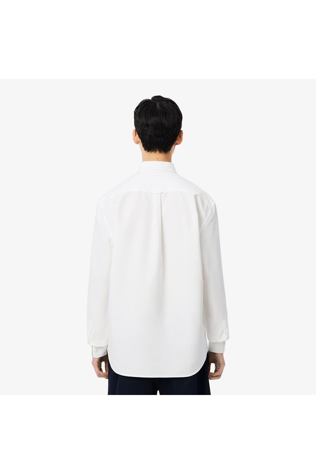 پیراهن مردانه Lacoste سفید یقه دکمهدار فیت معمولی پیراهن مردانه Lacoste سفید یقه دکمهدار فیت معمولی
