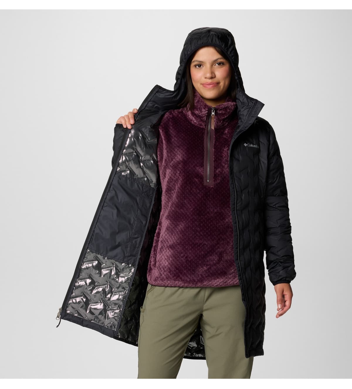 کاپشن زنانه Columbia پر غاز بلند مدل Delta Ridge II کاپشن زنانه Columbia پر غاز بلند مدل Delta Ridge II