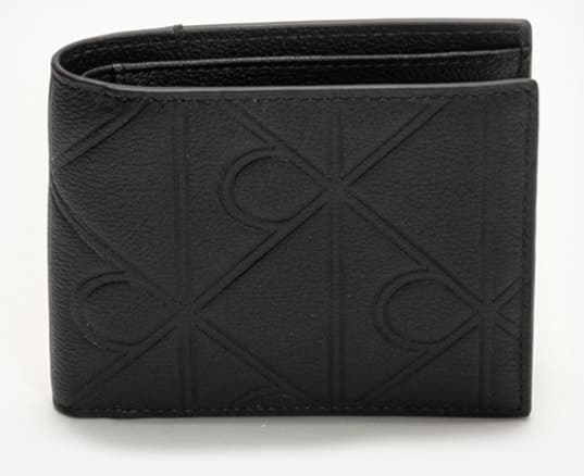 کیف پول مردانه Calvin Klein مشکی XL Emblem AOP Emboss کیف پول مردانه Calvin Klein مشکی XL Emblem AOP Emboss