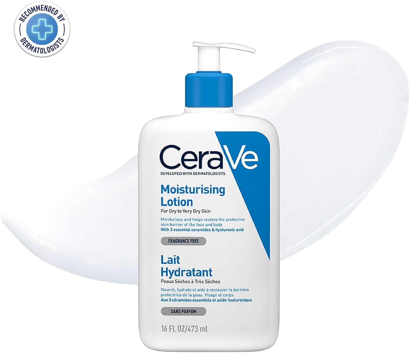 لوسیون آبرسان CeraVe حجم 473 ml لوسیون آبرسان CeraVe حجم 473 ml