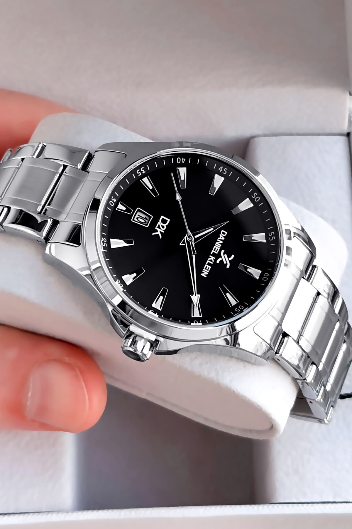 ساعت مچی مردانه Daniel Klein نقرهای بند فولادی مدل Dke2049c2 ساعت مچی مردانه Daniel Klein نقرهای بند فولادی مدل Dke2049c2