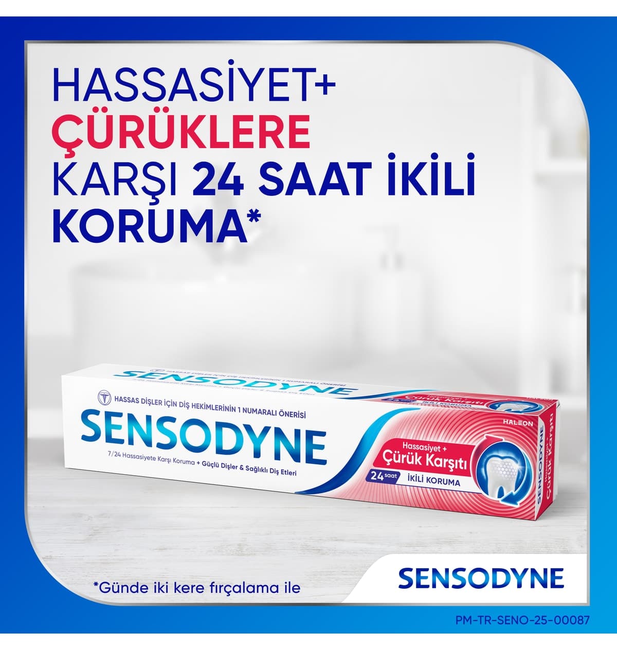 خمیر دندان Sensodyne ضد حساسیت و ضد پوسیدگی 75ml ×6 عدد خمیر دندان Sensodyne ضد حساسیت و ضد پوسیدگی 75ml ×6 عدد