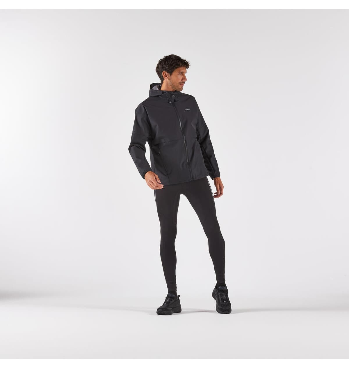 بارانی مردانه Decathlon Kiprun سیاه مدل Run 100 بارانی مردانه Decathlon Kiprun سیاه مدل Run 100