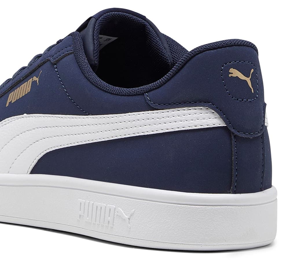 کفش اسنیکر یونیسکس Puma Smash 3.0 Buck آبی مدل 39233603 کفش اسنیکر یونیسکس Puma Smash 3.0 Buck آبی مدل 39233603