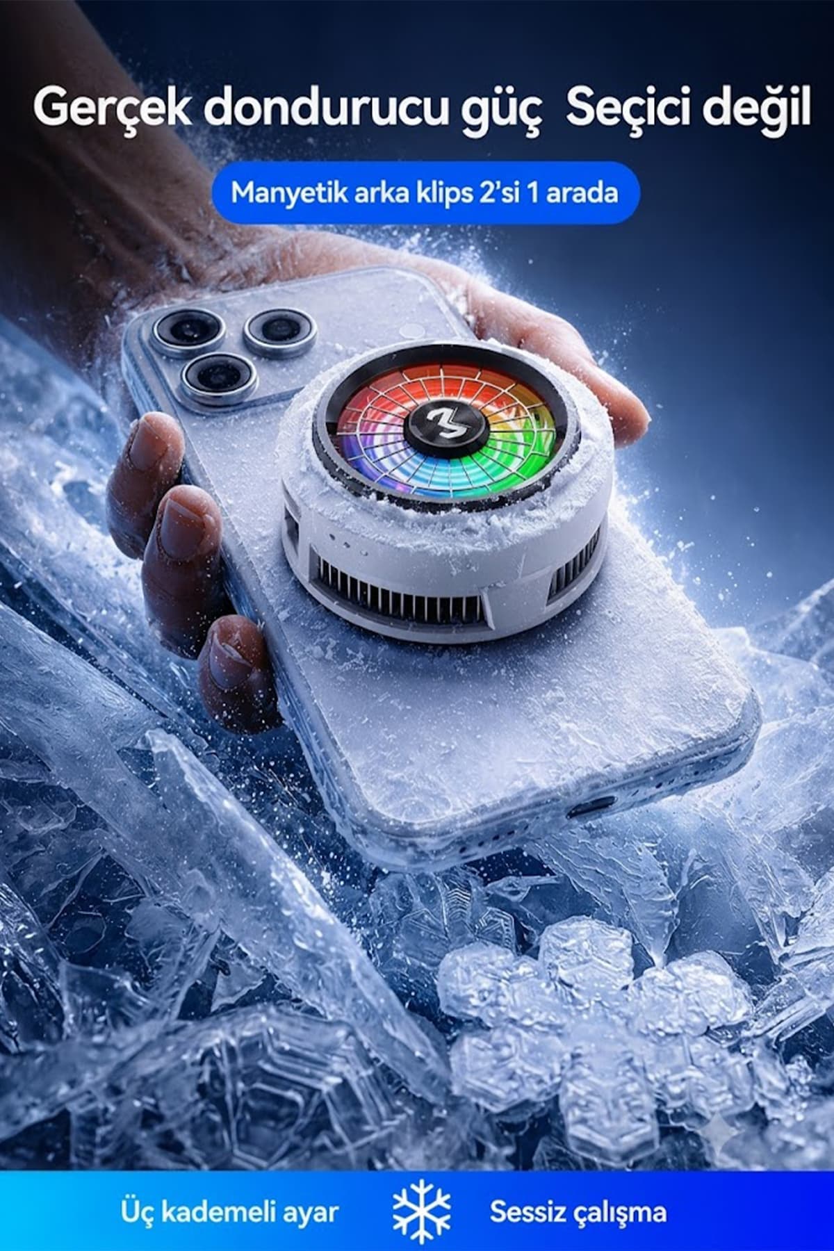 خنککننده گوشی برای iOS و Android Memo مغناطیسی 20W RGB مدل CX20 خنککننده گوشی برای iOS و Android Memo مغناطیسی 20W RGB مدل CX20