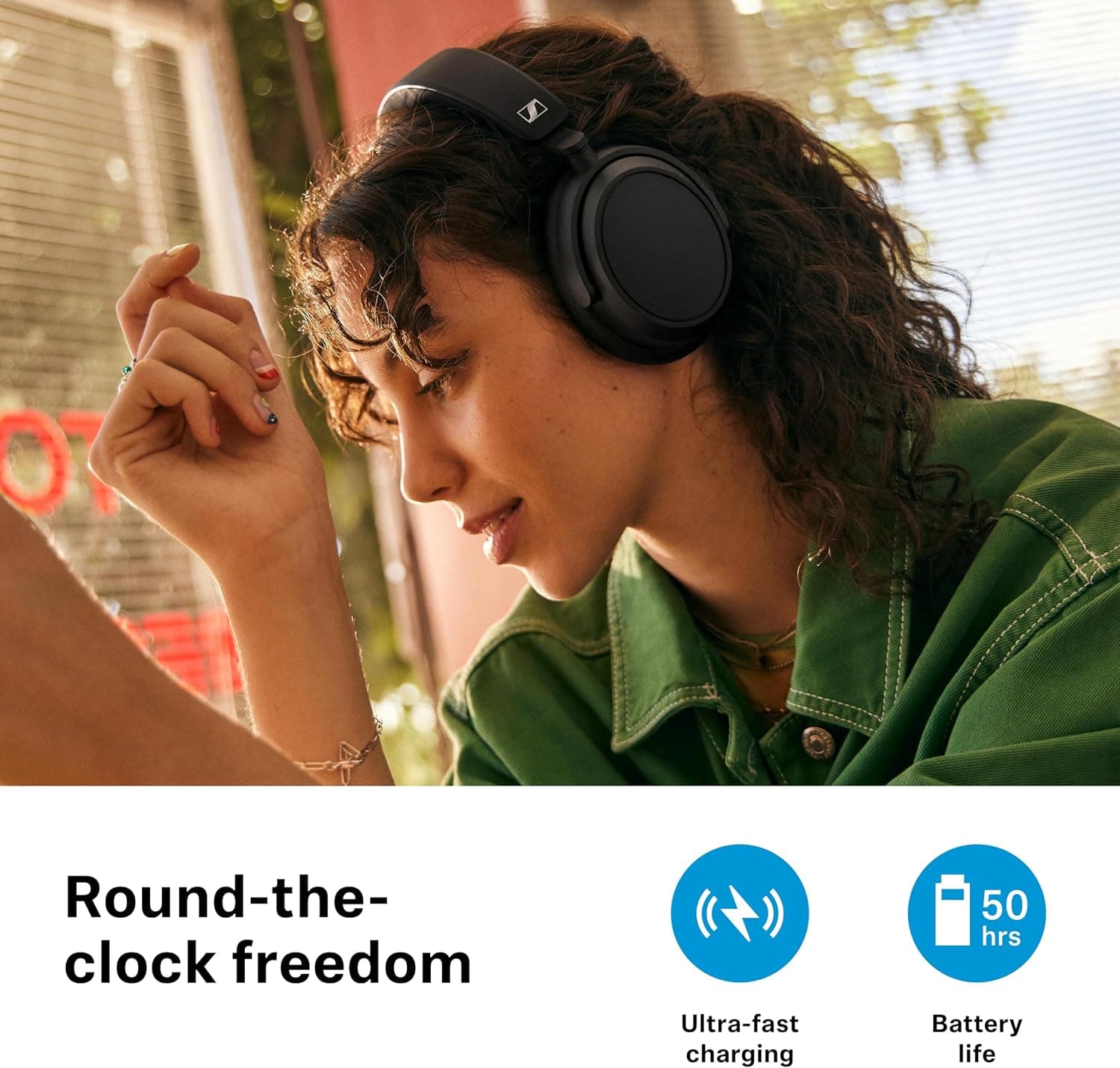 هدست بلوتوث Sennheiser Accentum Plus سفید مدل SH-HD-ACCENTUMPLUS-WHT هدست بلوتوث Sennheiser Accentum Plus سفید مدل SH-HD-ACCENTUMPLUS-WHT