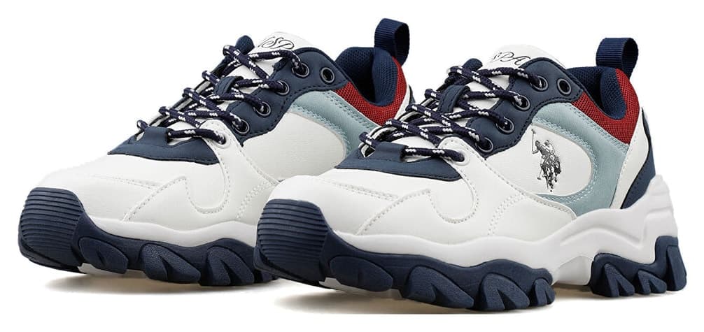 کفش اسنیکر ورزشی زنانه U.S. Polo Assn. سفید-سبز طرح راحتی مدل Tracky کفش اسنیکر ورزشی زنانه U.S. Polo Assn. سفید-سبز طرح راحتی مدل Tracky