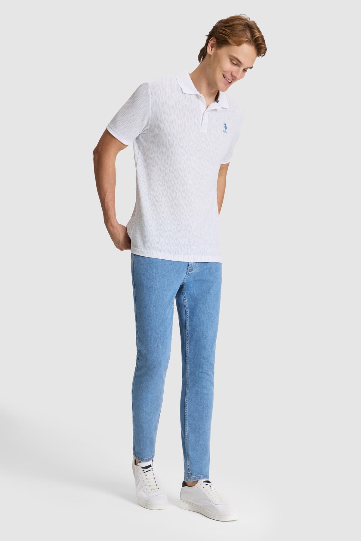 تیشرت مردانه U.S. Polo Assn. آبی فیت معمولی یقه پولو مدل 50327187-VR036 تیشرت مردانه U.S. Polo Assn. آبی فیت معمولی یقه پولو مدل 50327187-VR036