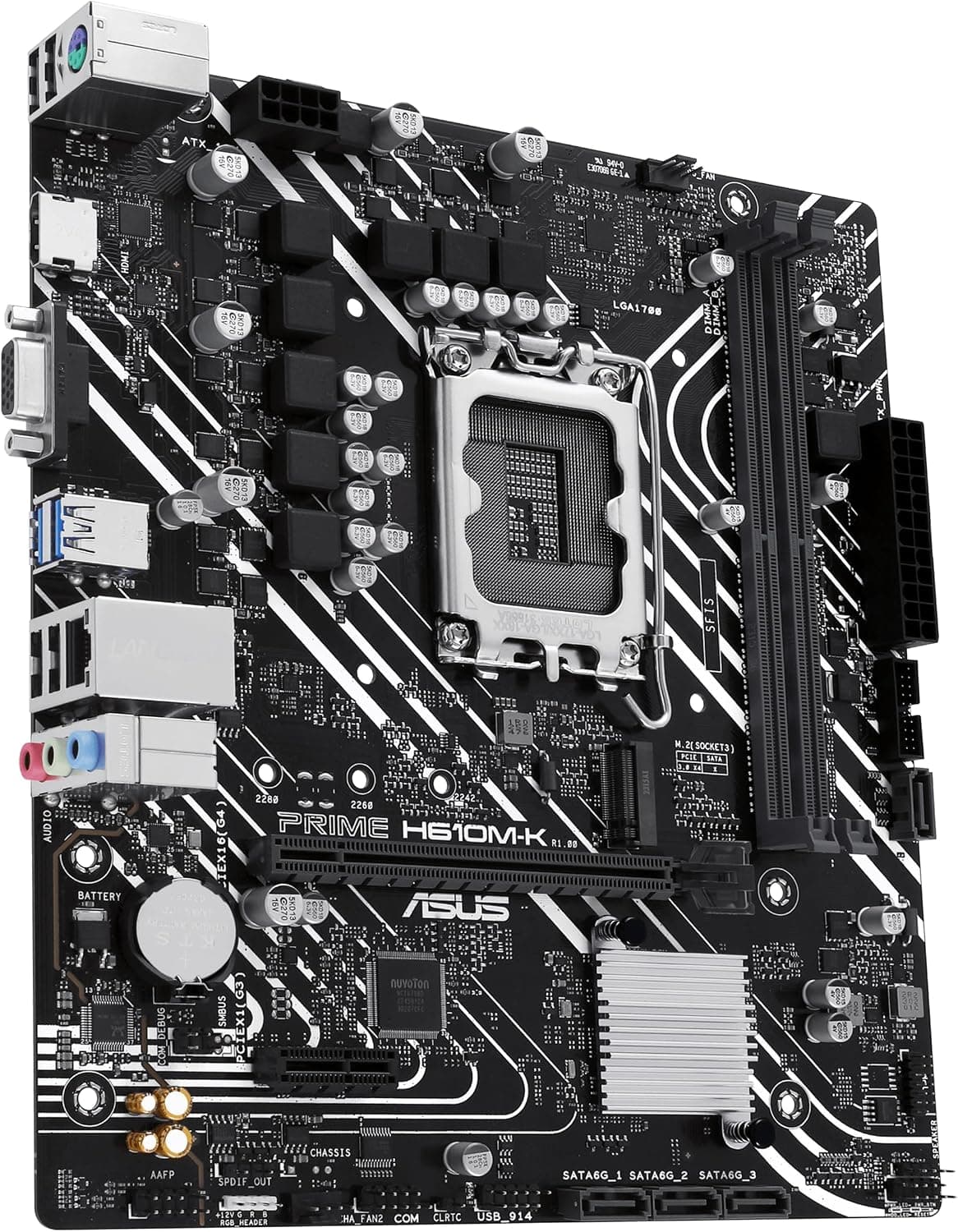 مادربرد ASUS PRIME H610M-K سوکت Intel LGA1700 فرم فاکتور mATX مادربرد ASUS PRIME H610M-K سوکت Intel LGA1700 فرم فاکتور mATX