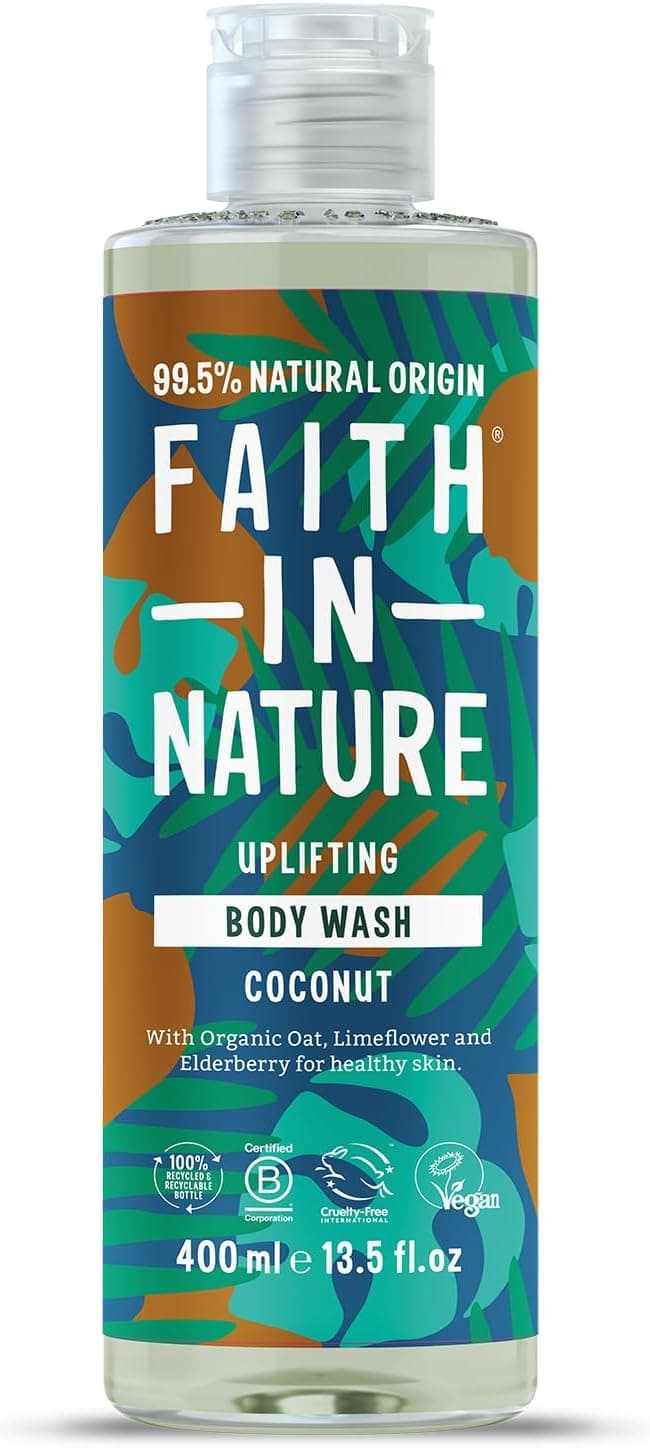 ژل شستشوی بدن Faith In Nature نارگیل 400 ml ژل شستشوی بدن Faith In Nature نارگیل 400 ml