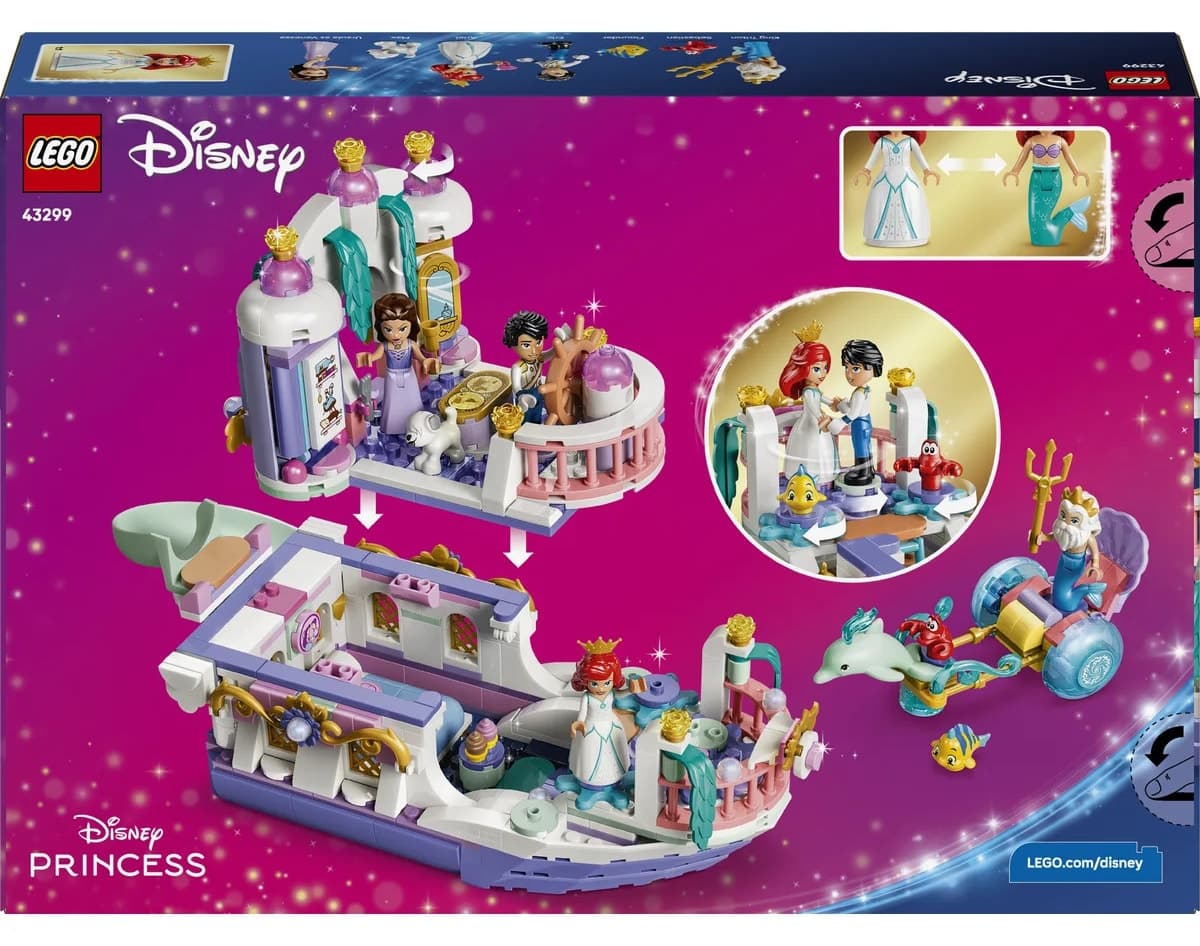 لگو Disney Princess کشتی عروسی سلطنتی Ariel مدل 43299 519P لگو Disney Princess کشتی عروسی سلطنتی Ariel مدل 43299 519P