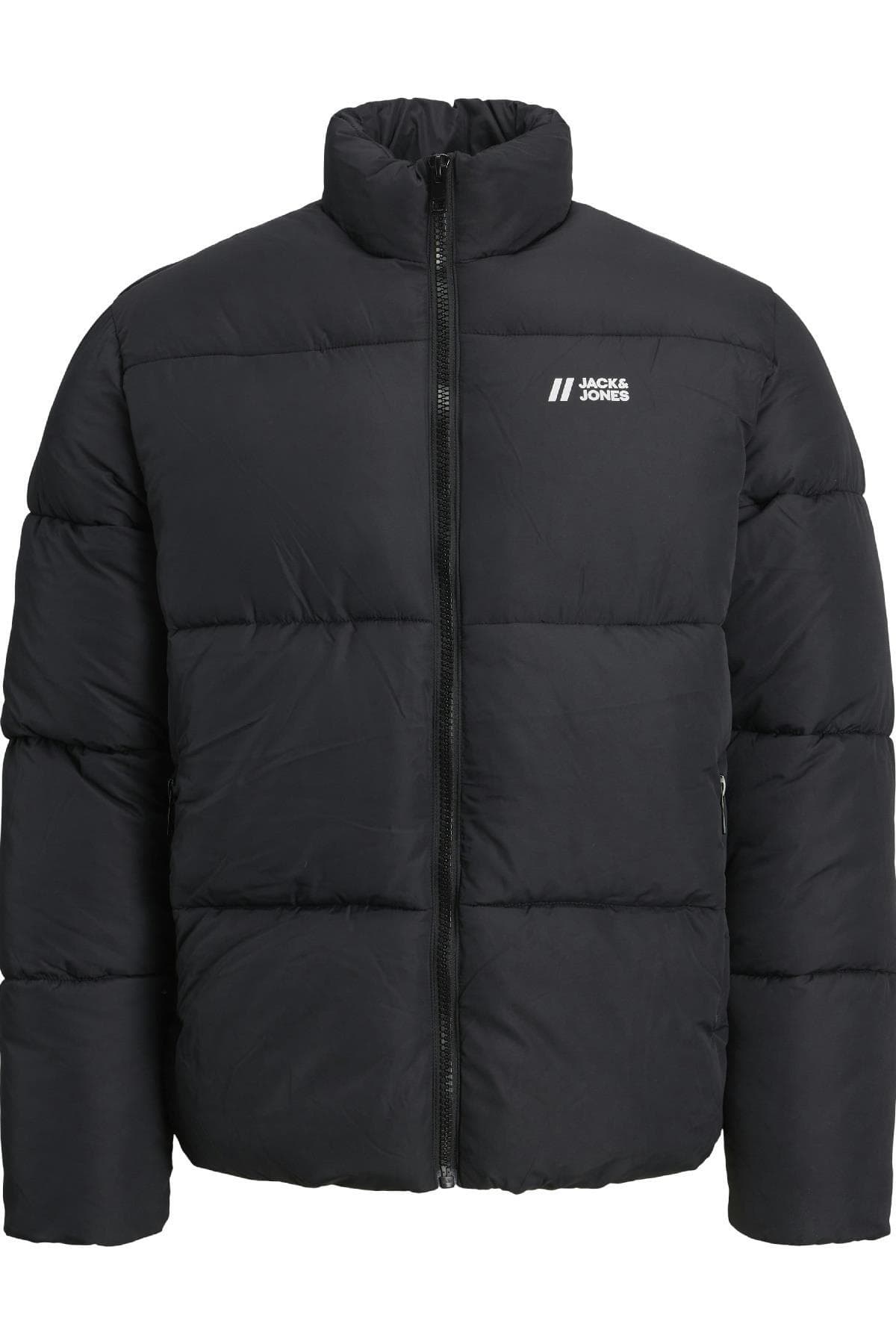 کاپشن پافر مردانه Jack & Jones مدل JJMAX مشکی یقهایستاده ضدآب فیت معمولی کاپشن پافر مردانه Jack & Jones مدل JJMAX مشکی یقهایستاده ضدآب فیت معمولی