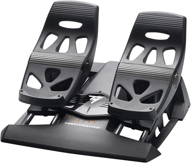 پدالهای سکان شبیهساز پرواز مناسب PC، PS5، PS4 و Xbox Series X|S Thrustmaster با فناوری S.M.A.R.T مدل TFRP T.Flight پدالهای سکان شبیهساز پرواز مناسب PC، PS5، PS4 و Xbox Series X|S Thrustmaster با فناوری S.M.A.R.T مدل TFRP T.Flight