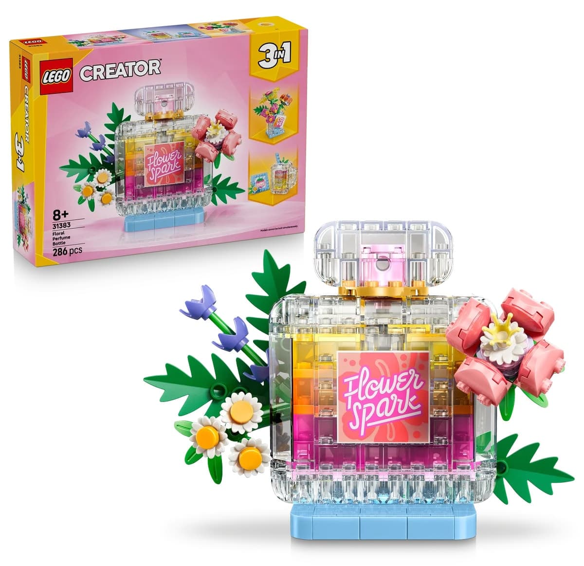 لگو Creator بطری عطر تزئینی گلدار 3 در 1 مدل 31383 لگو Creator بطری عطر تزئینی گلدار 3 در 1 مدل 31383