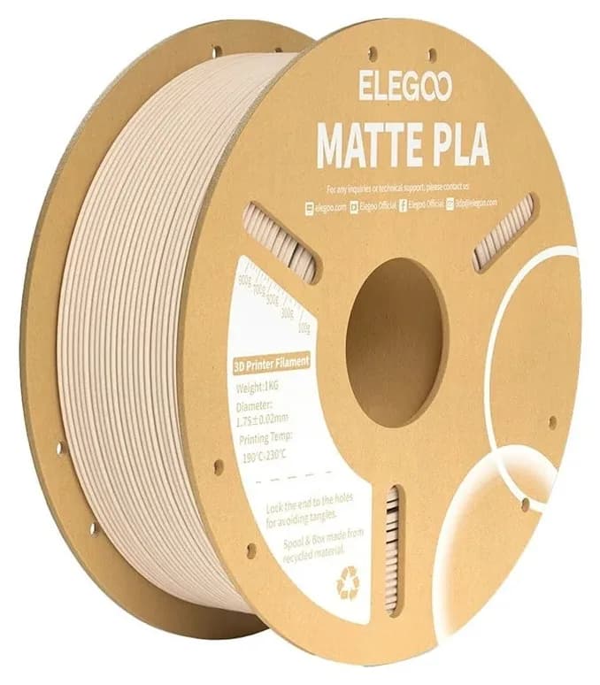 فیلامنت ELEGOO PLA مات رنگ بژ فیلامنت ELEGOO PLA مات رنگ بژ