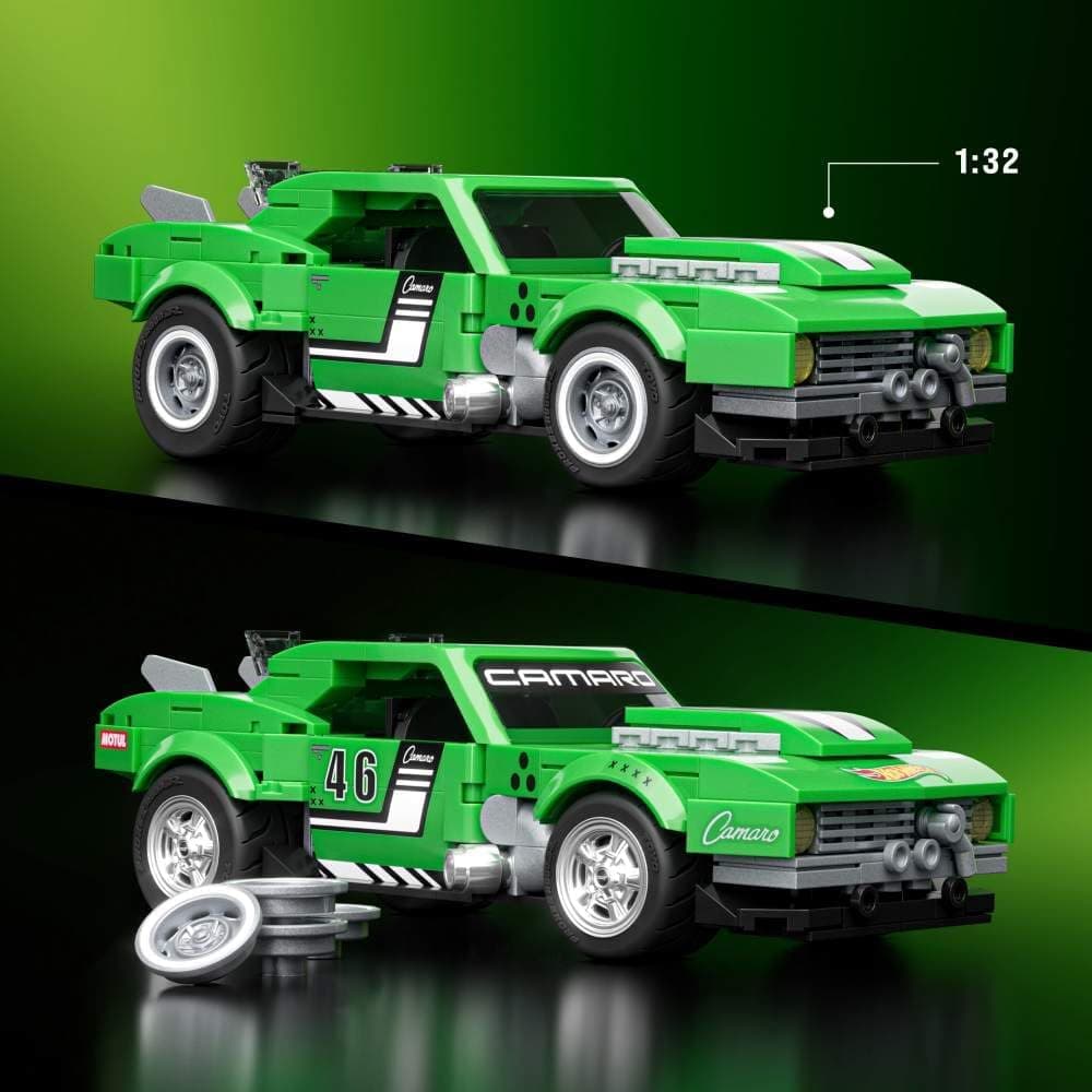 ست ساختنی Mattel Brick Shop Hot Wheels Speed Camaro مدل JFT16 ست ساختنی Mattel Brick Shop Hot Wheels Speed Camaro مدل JFT16