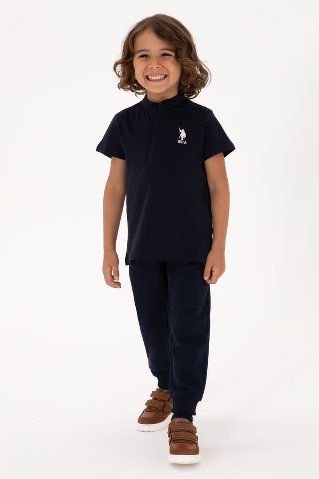 شلوار گرمکن پسرانه U.S. Polo Assn. سرمهای مدل 50314026-VR033 شلوار گرمکن پسرانه U.S. Polo Assn. سرمهای مدل 50314026-VR033