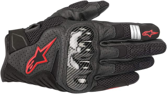 دستکش موتورسواری مردانه Alpinestars متوسط مشکی قرمز فلوئو مدل Smx-1 Air V2 دستکش موتورسواری مردانه Alpinestars متوسط مشکی قرمز فلوئو مدل Smx-1 Air V2