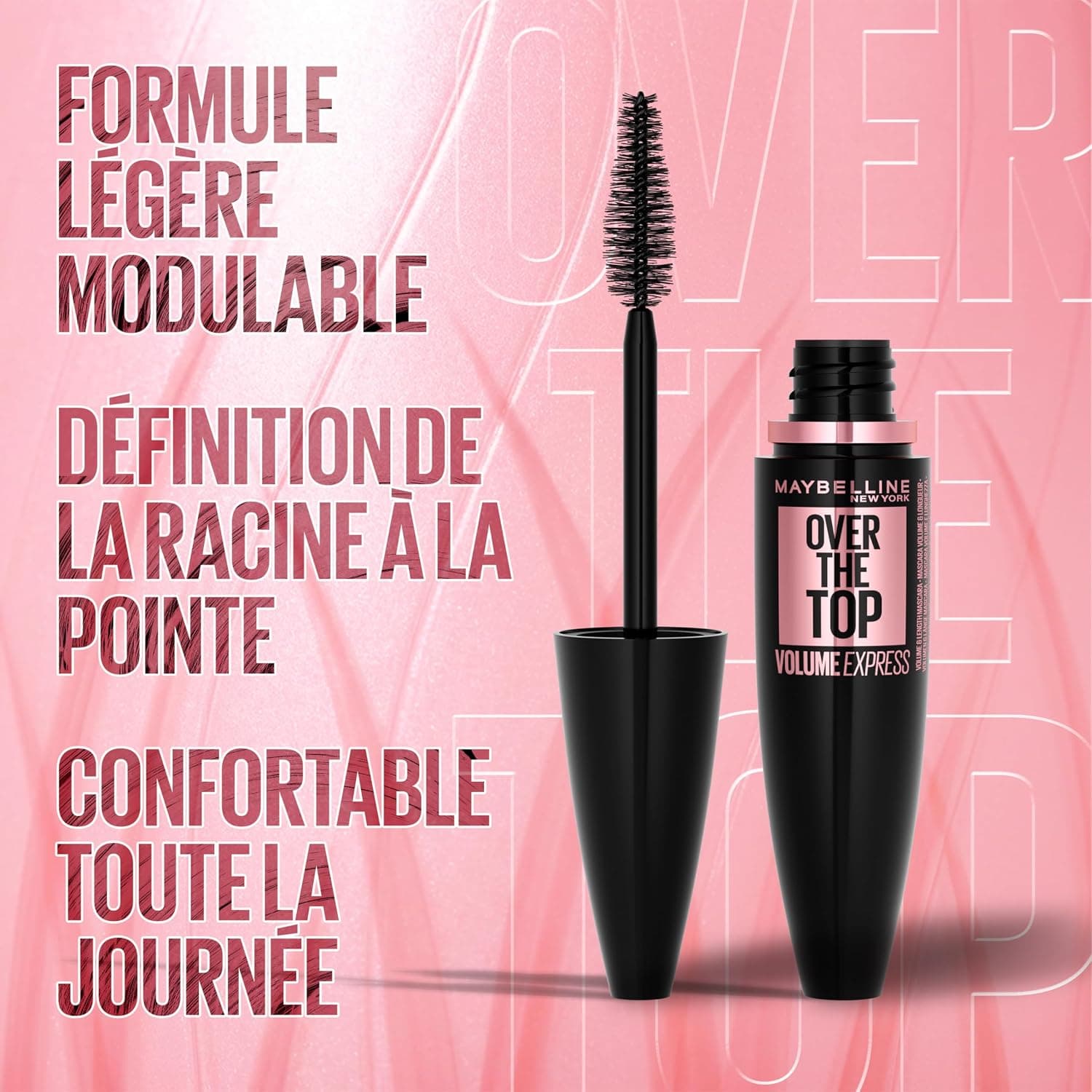 ریمل مشکی حجمدهنده MAYBELLINE مدل Volume Express Over The Top ریمل مشکی حجمدهنده MAYBELLINE مدل Volume Express Over The Top