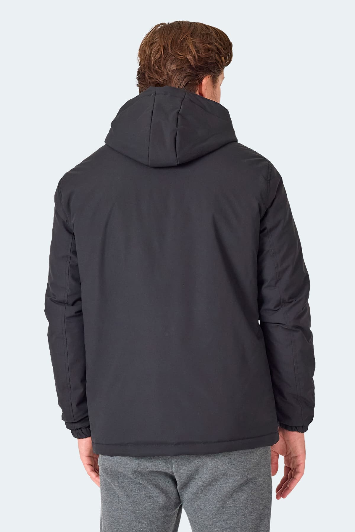 مونت و کت مردانه Slazenger کلاهدار زیپدار مشکی مدل HERNIS مونت و کت مردانه Slazenger کلاهدار زیپدار مشکی مدل HERNIS