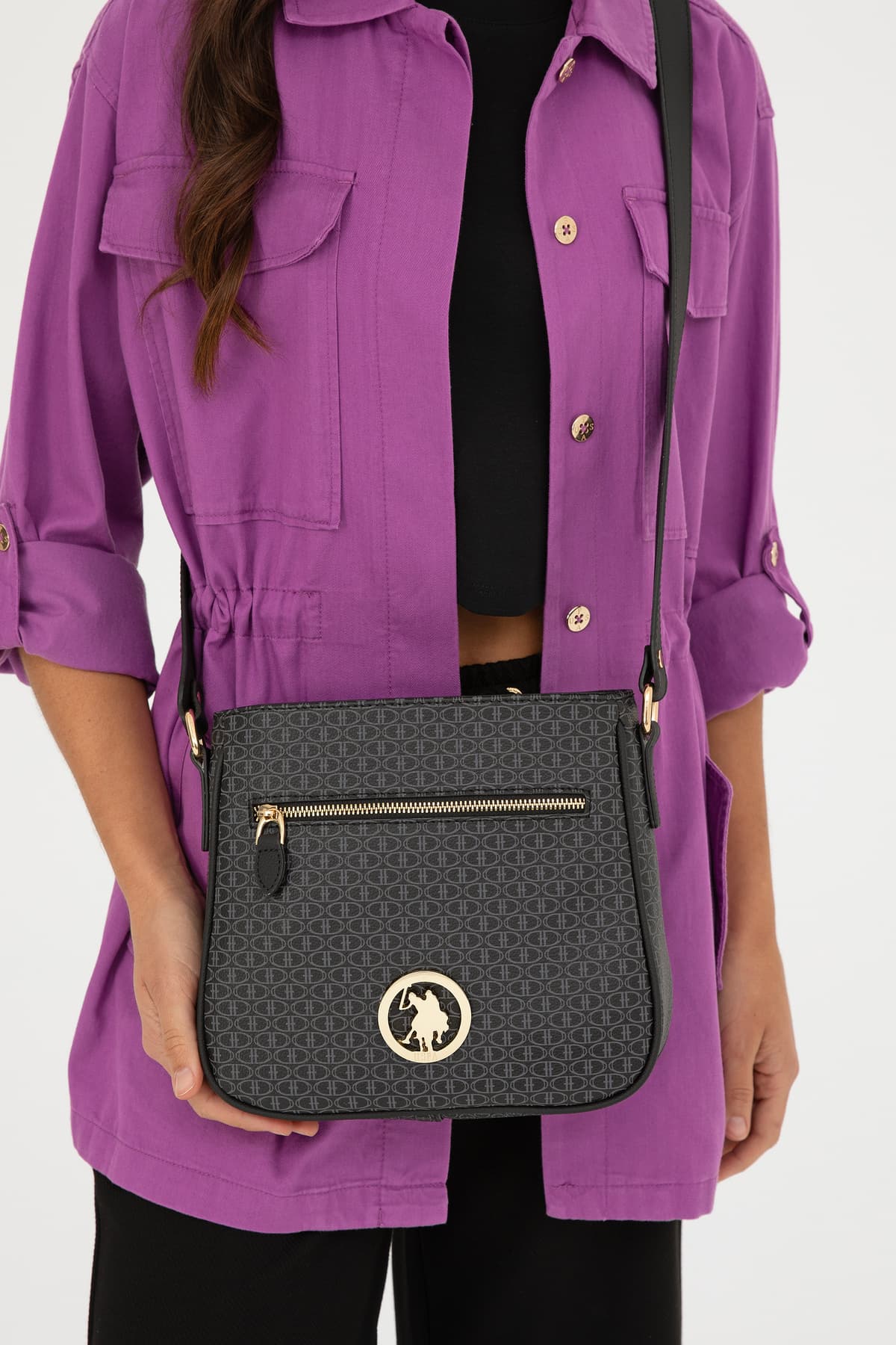 کیف زنانه U.S. Polo Assn. مشکی کراس بادی مدل 50293698-VR046 کیف زنانه U.S. Polo Assn. مشکی کراس بادی مدل 50293698-VR046
