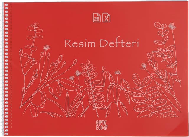 دفتر نقاشی فنری Gıpta Eko سایز 25X35 با 25 برگ مدل 4956 رنگبندی متنوع دفتر نقاشی فنری Gıpta Eko سایز 25X35 با 25 برگ مدل 4956 رنگبندی متنوع