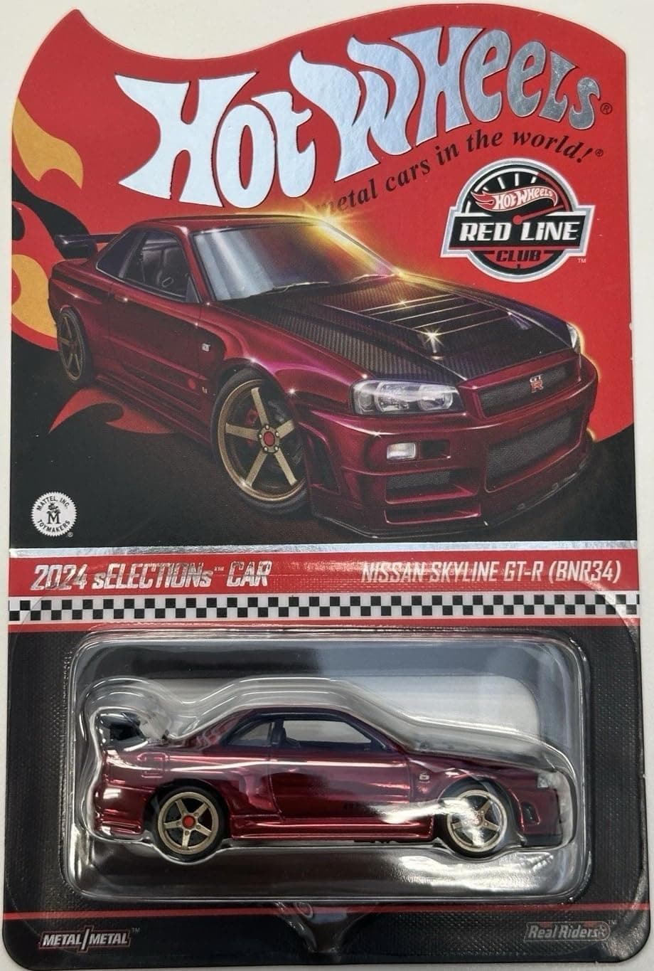 ماشین کلکسیونی Hot Wheels Nissan Skyline GT-R (BNR34) مدل RLC Exclusive Collectors sELECTIONs قرمز اکسبلاد ماشین کلکسیونی Hot Wheels Nissan Skyline GT-R (BNR34) مدل RLC Exclusive Collectors sELECTIONs قرمز اکسبلاد
