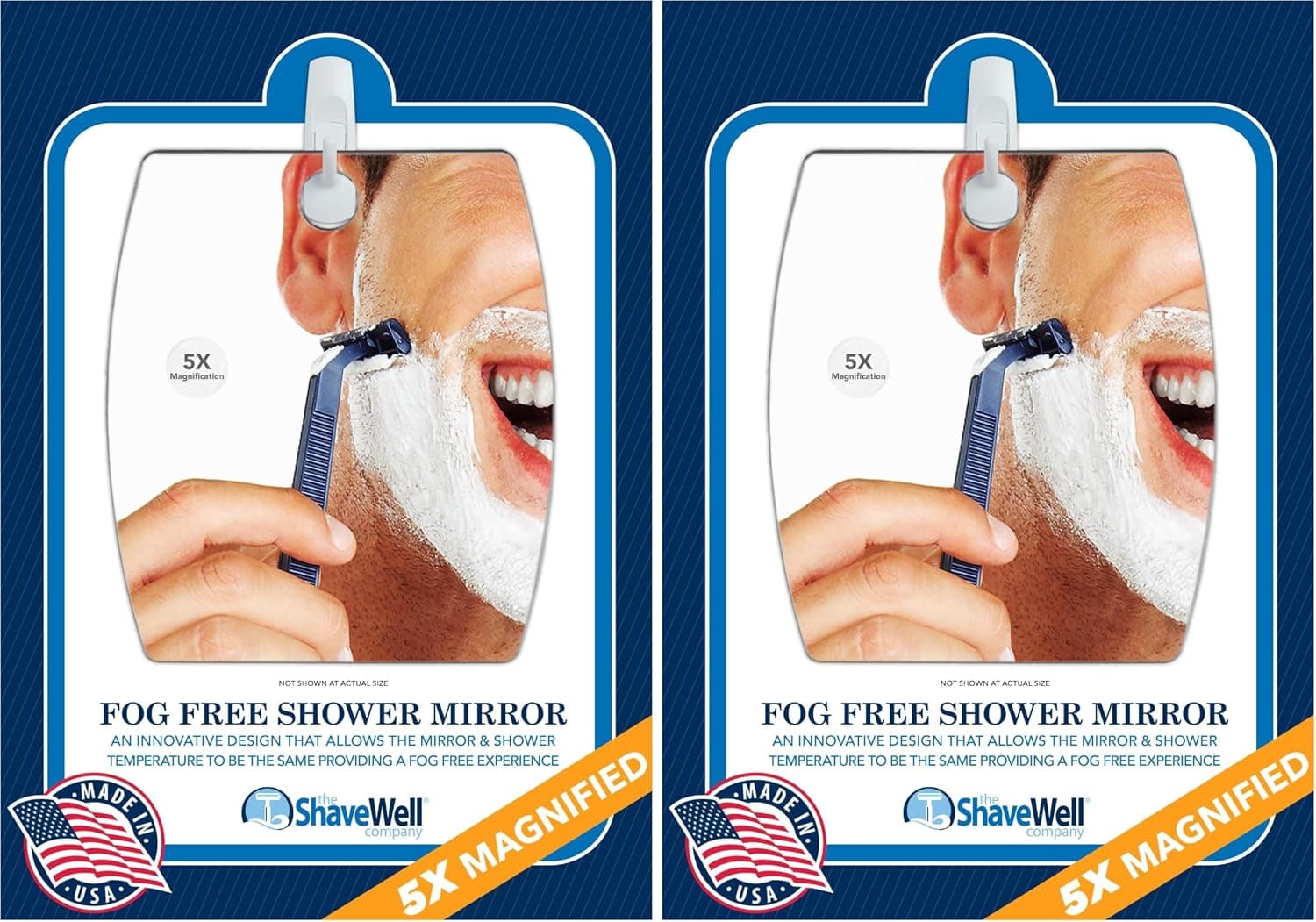 آینه اصلاح ضد بخار مردانه و زنانه The Shave Well Company XL آینه اصلاح ضد بخار مردانه و زنانه The Shave Well Company XL