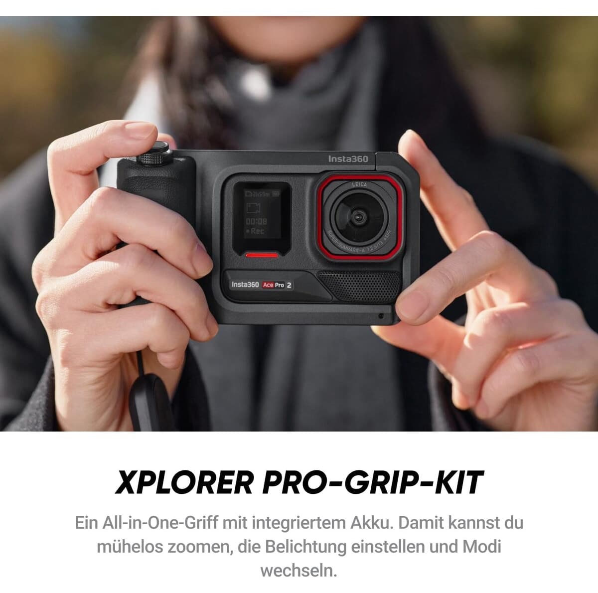 دوربین اکشن Insta360 Ace Pro 2 با لنز Leica و رزولوشن 8K دوربین اکشن Insta360 Ace Pro 2 با لنز Leica و رزولوشن 8K