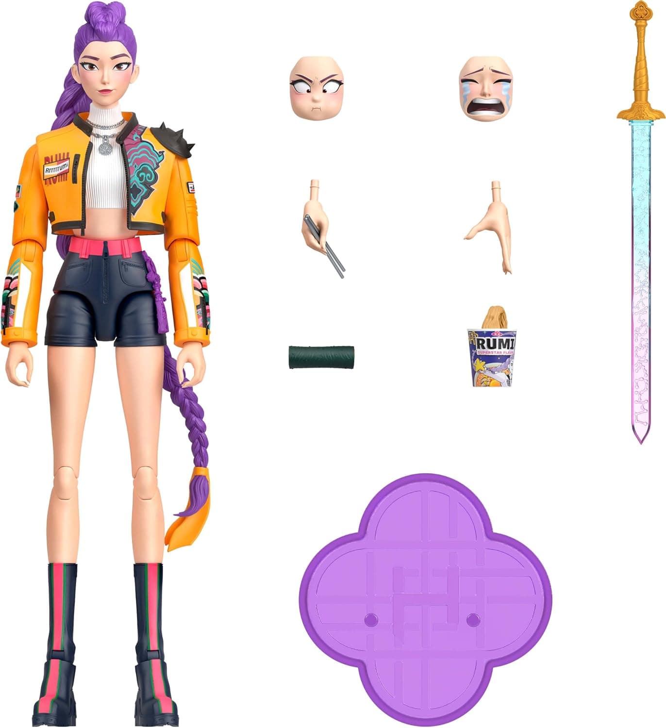 فیگور اکشن Mattel سری K POP Demon Hunters مدل Mira فیگور اکشن Mattel سری K POP Demon Hunters مدل Mira