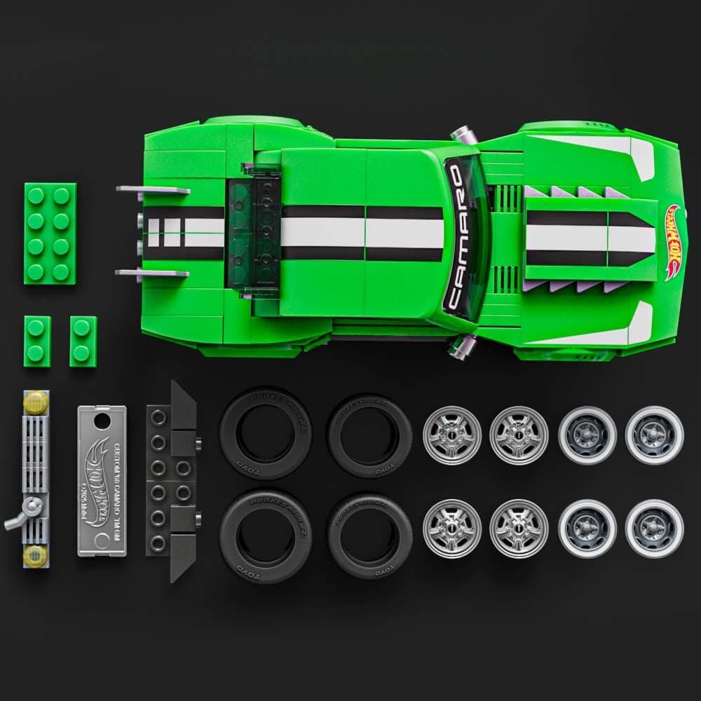 ست ساختنی Mattel Brick Shop Hot Wheels Speed Camaro مدل JFT16 ست ساختنی Mattel Brick Shop Hot Wheels Speed Camaro مدل JFT16