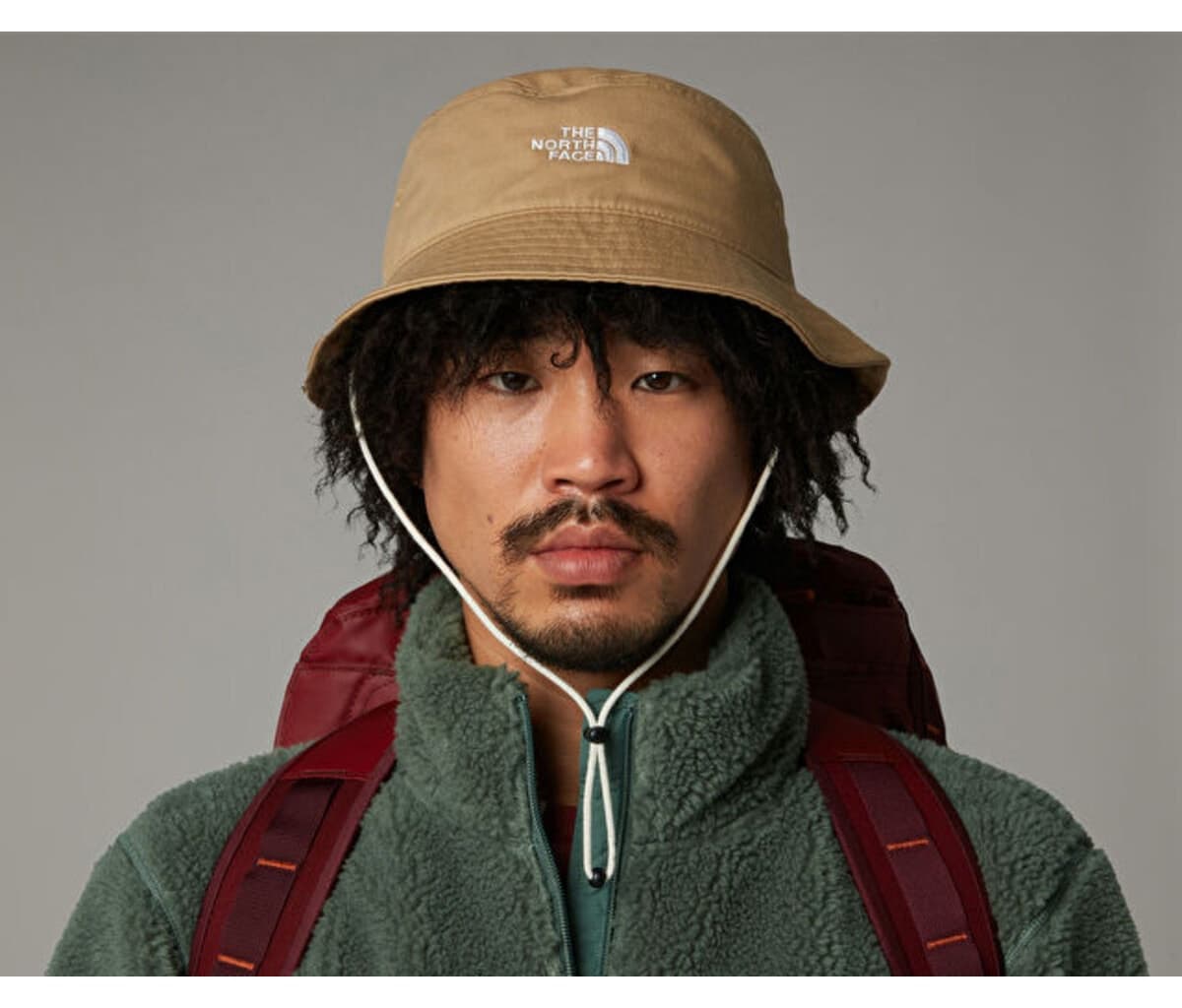 کلاه باکت زنانه The North Face خاکی مدل Norm کلاه باکت زنانه The North Face خاکی مدل Norm
