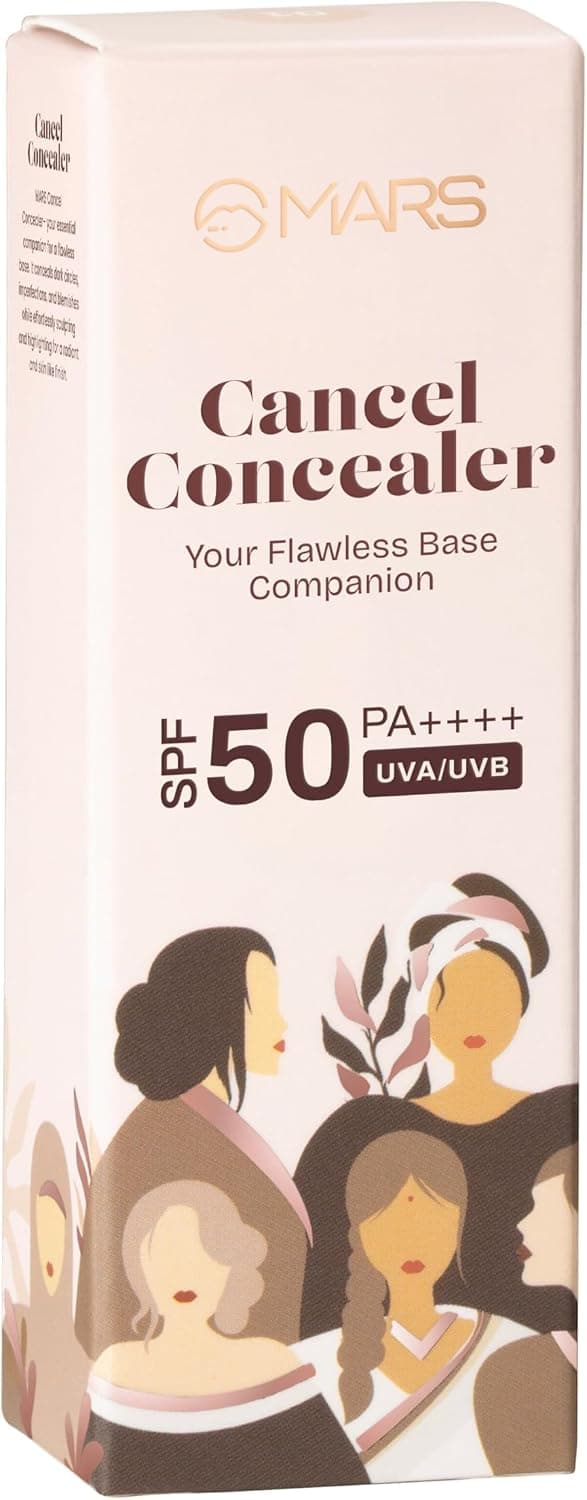 کانسیلر MARS با درخشش طبیعی SPF50 PA++++ 6.0ml مدل 06 عسلی درخشان کانسیلر MARS با درخشش طبیعی SPF50 PA++++ 6.0ml مدل 06 عسلی درخشان