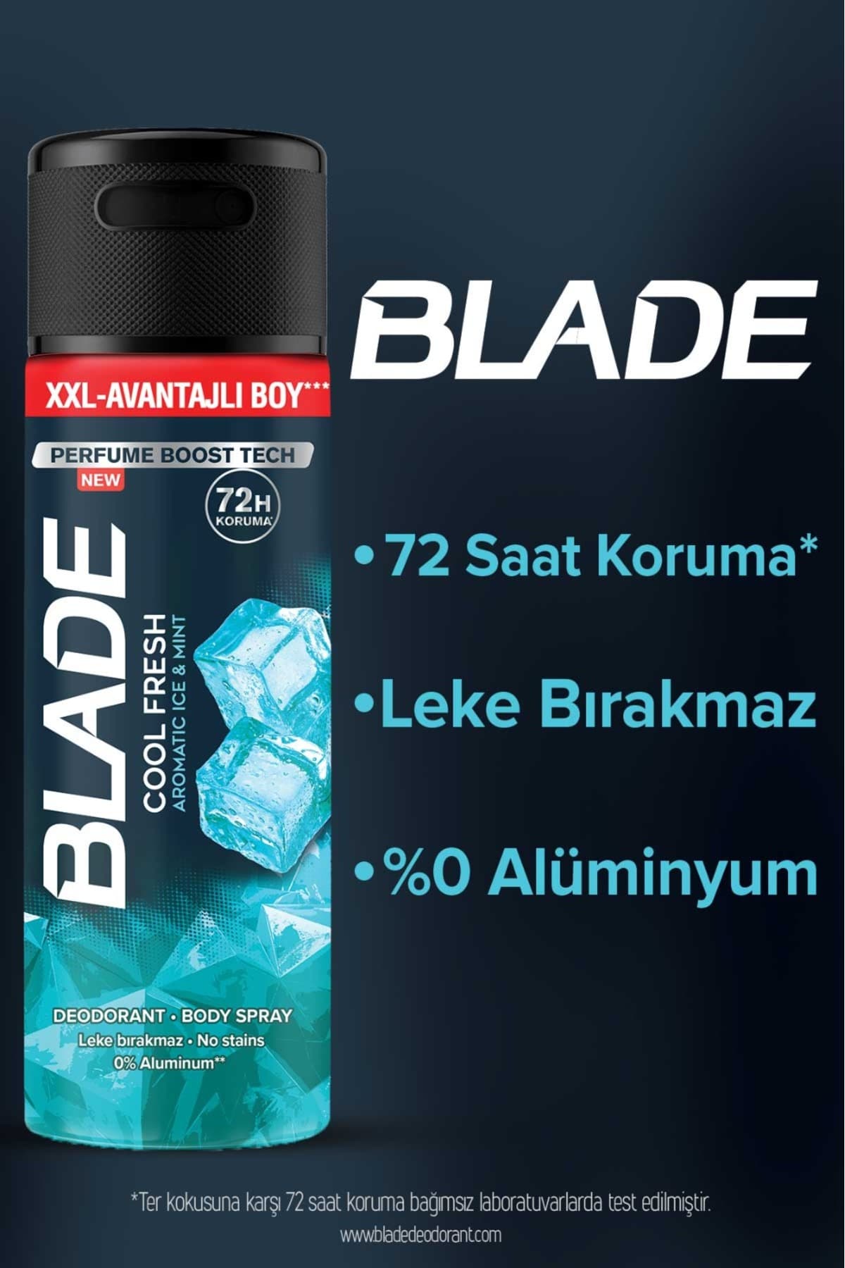 دئودورانت مردانه Blade Cool Fresh بدون آلومینیوم، سریعخشکشونده و بدون لکه 6x200 ml دئودورانت مردانه Blade Cool Fresh بدون آلومینیوم، سریعخشکشونده و بدون لکه 6x200 ml