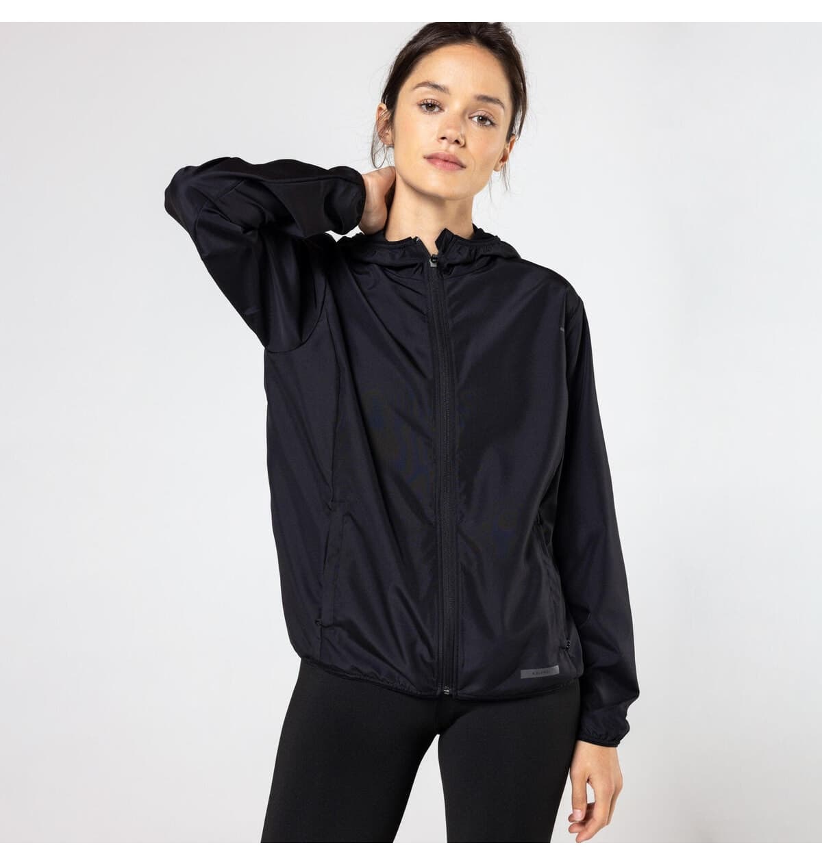 بادگیر زنانه Decathlon Kiprun مخصوص دویدن سیاه مدل Run 100 Wind بادگیر زنانه Decathlon Kiprun مخصوص دویدن سیاه مدل Run 100 Wind