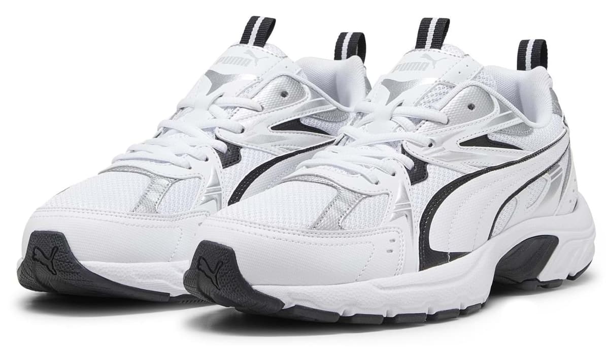 کفش ورزشی زنانه Puma سفید Milenio Tech مدل 402623-01 کفش ورزشی زنانه Puma سفید Milenio Tech مدل 402623-01