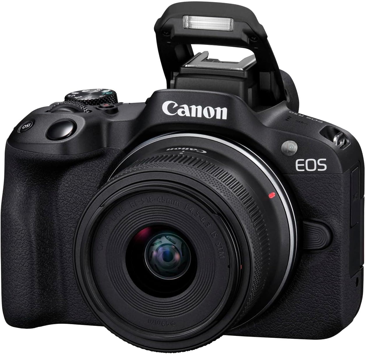 دوربین بدون آینه Canon EOS R50 مشکی با لنز RF-S 18-45mm F4.5-6.3 IS STM دوربین بدون آینه Canon EOS R50 مشکی با لنز RF-S 18-45mm F4.5-6.3 IS STM
