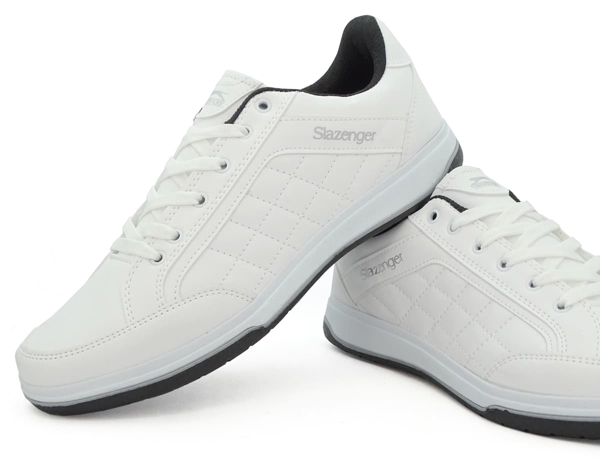 کفش اسنیکر مردانه Slazenger Akın I سفید مدل Sa11le040 کفش اسنیکر مردانه Slazenger Akın I سفید مدل Sa11le040