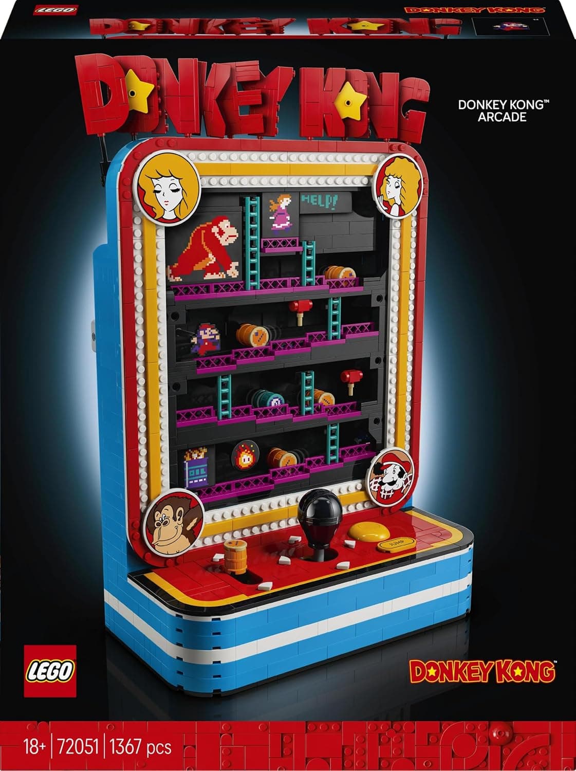 لگو Super Mario Donkey Kong Arcade مدل 72051 لگو Super Mario Donkey Kong Arcade مدل 72051