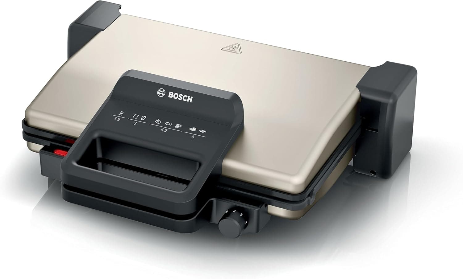 گریل تماسی Bosch با صفحات پوشش سرامیکی و سینی جمعکننده چربی مدل TCG3302GB گریل تماسی Bosch با صفحات پوشش سرامیکی و سینی جمعکننده چربی مدل TCG3302GB