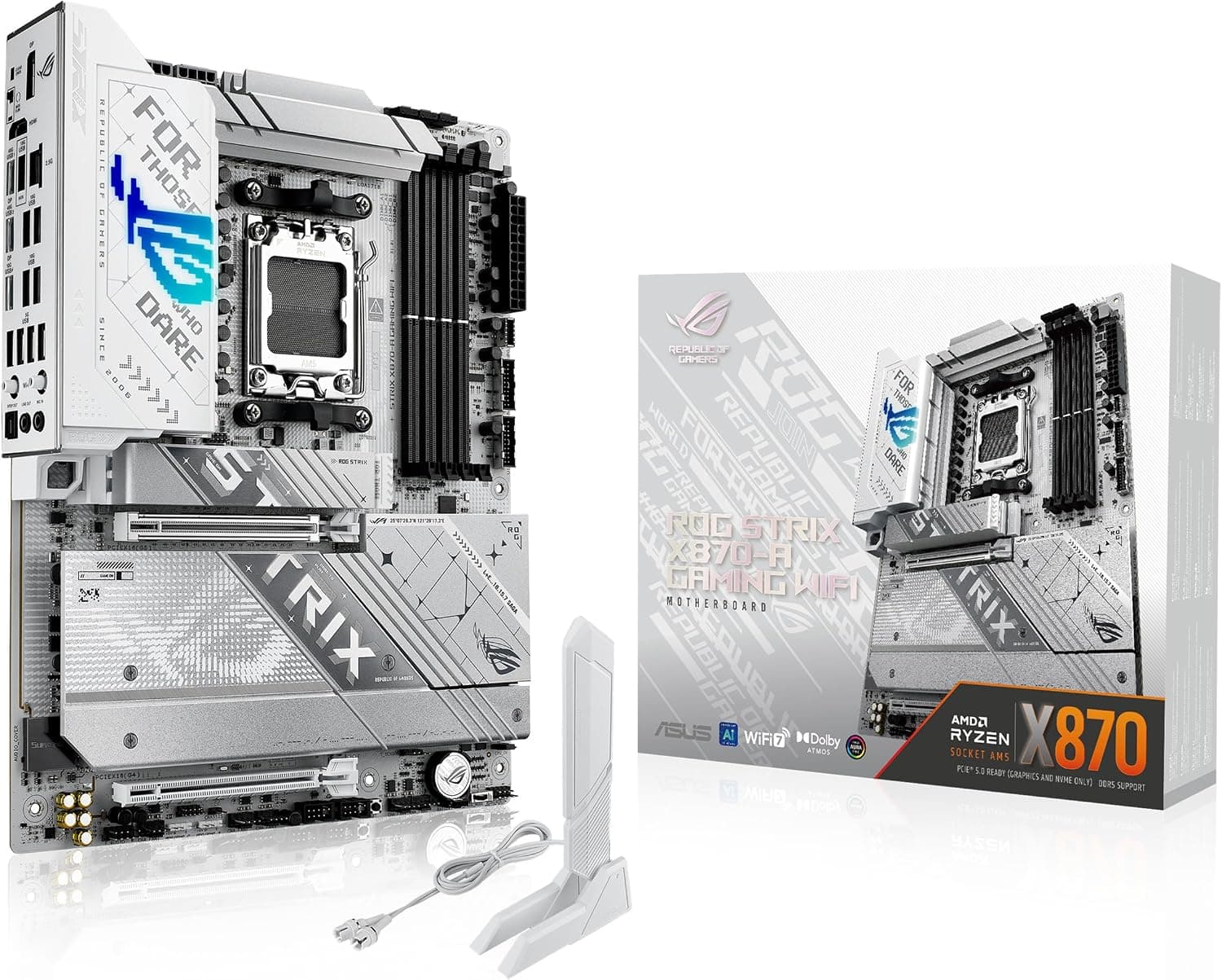 مادربرد ASUS ROG Strix X870-F Gaming WIFI سوکت AM5 مشکی مادربرد ASUS ROG Strix X870-F Gaming WIFI سوکت AM5 مشکی