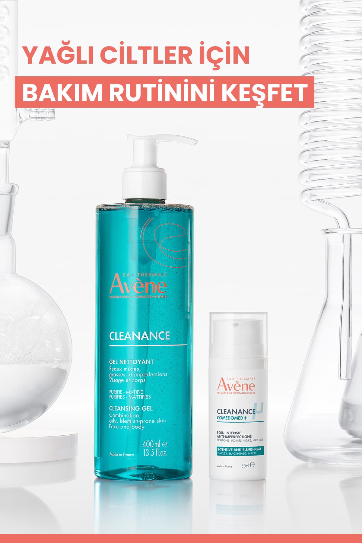 ژل شستوشوی صورت برای پوست چرب و مستعد آکنه Avene ماتکننده 400 ml ژل شستوشوی صورت برای پوست چرب و مستعد آکنه Avene ماتکننده 400 ml