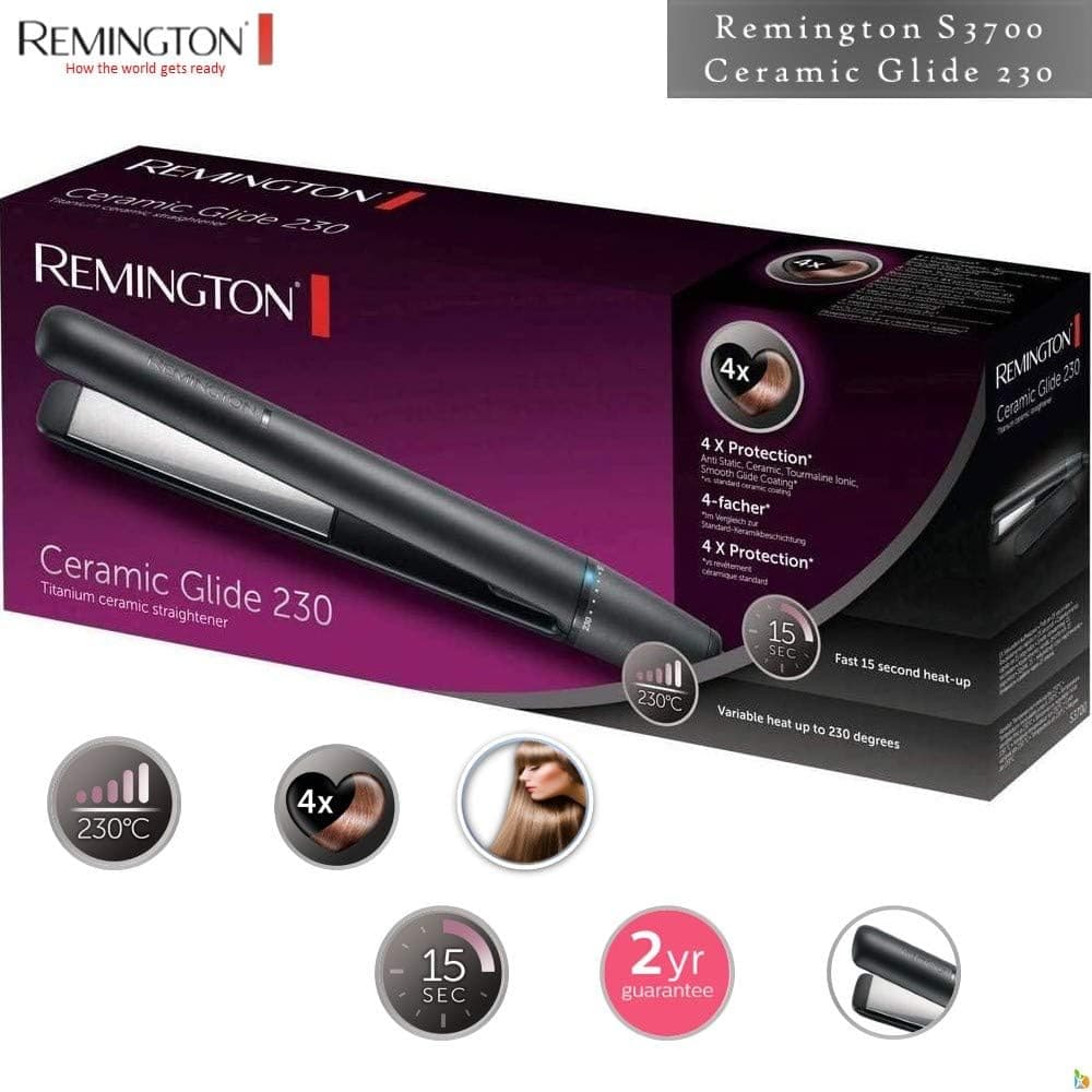 اتو مو Remington سرامیکی مدل S3700 Ceramic Glide 230 اتو مو Remington سرامیکی مدل S3700 Ceramic Glide 230
