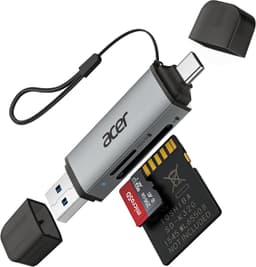 کارتخوان SD Acer دوشیاره USB 3.0 و Type-C مدل OTG